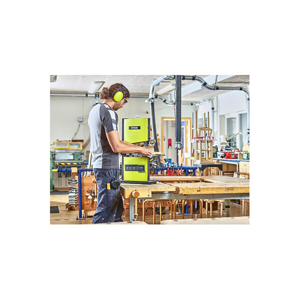RYOBI - Pack RYOBI scie à  ruban stationnaire 350W - 230mm RBS904 - lame coupe fin pour scie à  ruban RAKBS14TPI - large