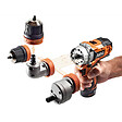 AEG - Pack AEG Perforateur burineur électrique SDSPLUS 800W 2.4 Joules - Perceuse-visseuse 12V Prolithium-ion - vignette