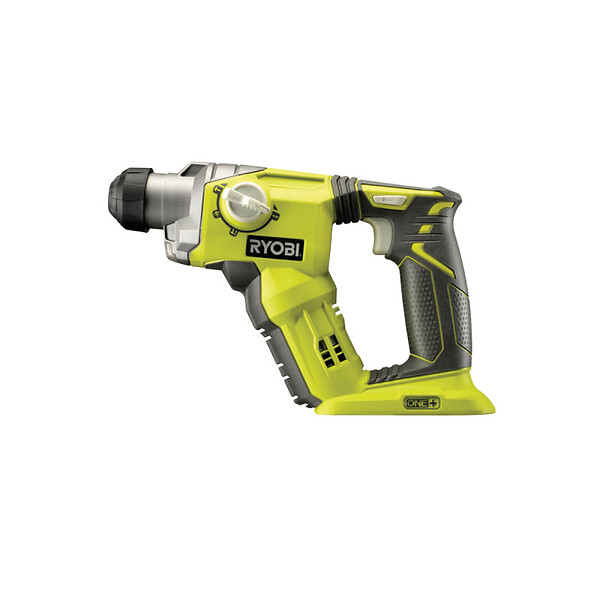 RYOBI - Pack Marteau perforateur RYOBI 18V One+ - 1 batterie LithiumPlus 2.5Ah - Kit 3 forets RYOBI plus 2 burins SDS+ - RAKSP05 - large