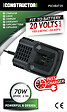CONSTRUCTOR - Chargeur rapide pour batterie 20V max Constructor - vignette