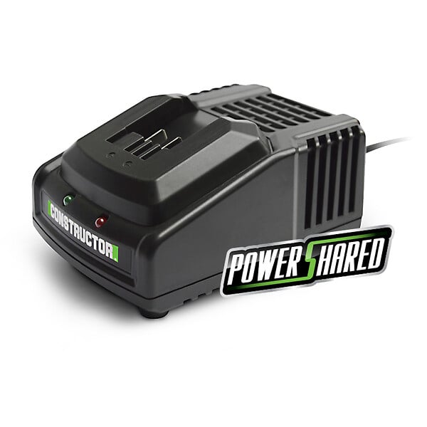 CONSTRUCTOR - Chargeur rapide pour batterie 20V max Constructor - large