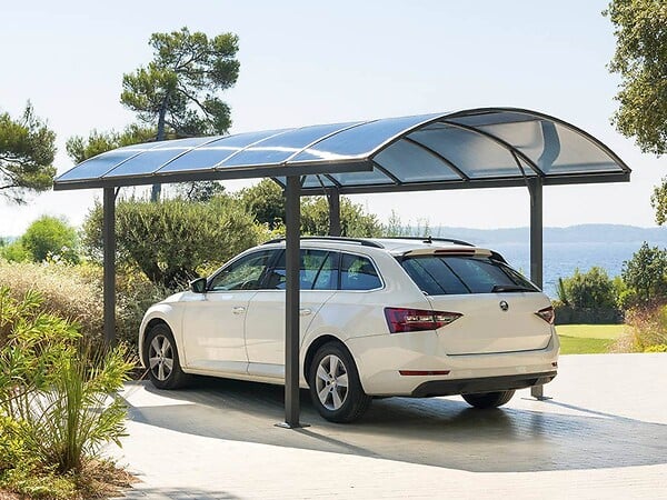 HESPERIDE - Carport métal Belize 14,70 m² - Hespéride - large
