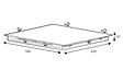SAMSUNG - table de cuisson induction 59cm 3 feux 7200w noir - nz63m3nm1bb - vignette
