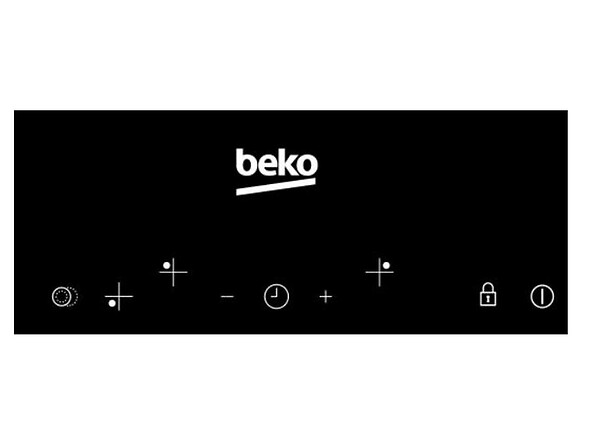 BEKO - table de cuisson vitrocéramique 60cm 3 feux 5700w noir - hic63402t - large