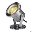 SLV - Projecteur extérieur, inox brossé SLV NAUTILUS 10 SPOT avec LED intégrée, 9W, 3000K, IP55, inox 316 - vignette