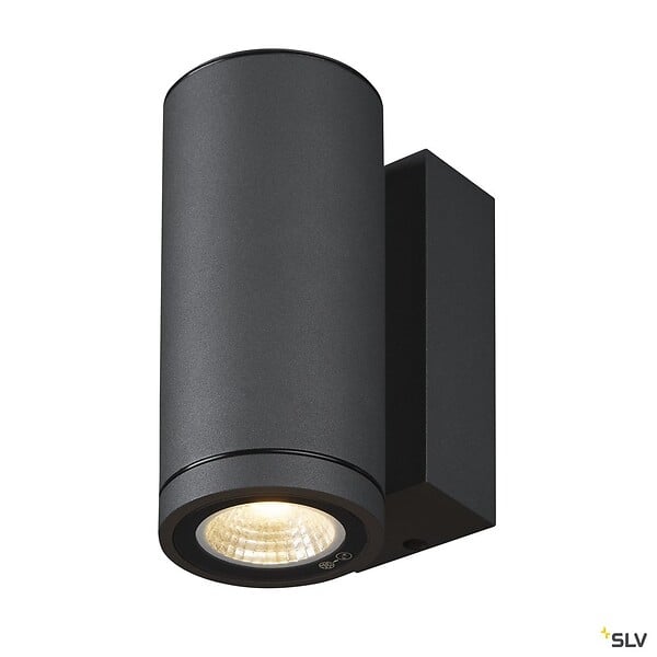 SLV - Applique extérieure SLV ENOLA ROUND, rond, anthracite, LED, 35W, 3000K/4000K, IP65 - Taille S - large
