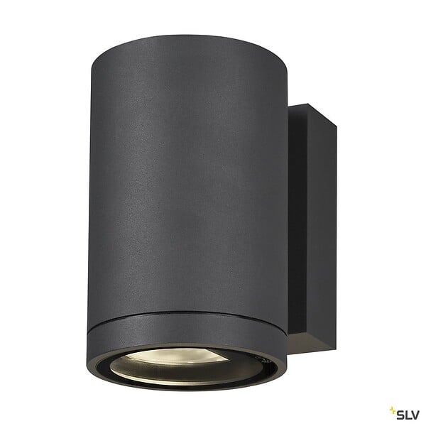 SLV - Applique extérieure SLV ENOLA ROUND, rond, anthracite, LED, 35W, 3000K/4000K, IP65 - Taille M - large