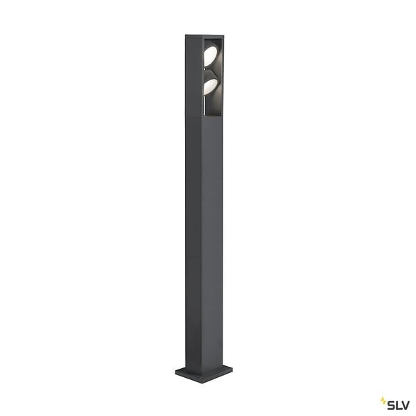 SLV - Borne extérieure SLV ESKINA FRAME 125, double, anthracite, LED, 27W, 3000/4000K, IP65, interrupteur CCT - SLV - large