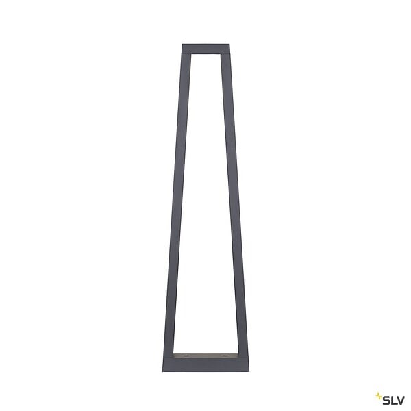 SLV - Borne extérieure SLV BOOKAT anthracite avec LED intégrée pour éclairage extérieur - large