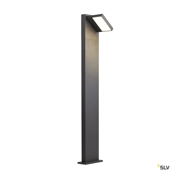 SLV - Borne extérieure SLV ABRIDOR 100, anthracite, LED, 14W, 3000K/4000K, IP55 - Hauteur 100 cm - large