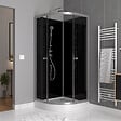 AURLANE - cabine de douche ROUND SHADOW CORNER 90x90x230cm - vignette