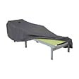 OVIALA - Housse de transat et bain de soleil polyester 200 x 75 cm grise - Cov'Up - vignette