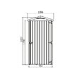 SOLID - Armoire de rangement - Pin européen - Vert - Epaisseur 12mm - 90x96cm - vignette