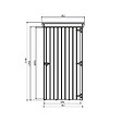 SOLID - Armoire de rangement - Pin européen - Epaisseur 12mm - 90x96cm - vignette