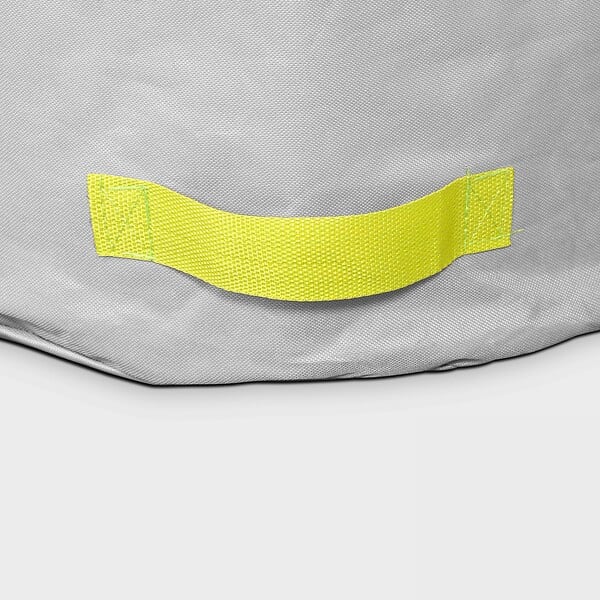 OVIALA - Lot de 3 sacs à déchets de jardin 160l polyester gris - Lesto - large