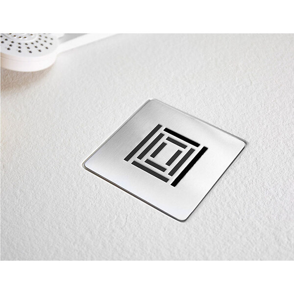 SANYCCES - Receveur de douche 90 x 120 cm extra plat LOGIC surface ardoisée rectangulaire blanc - large