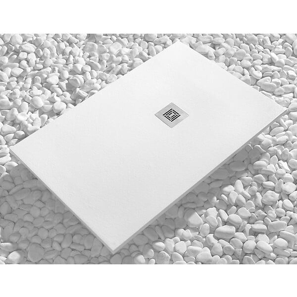 SANYCCES - Receveur de douche 70 x 140 cm extra plat LOGIC surface ardoisée rectangulaire blanc - large