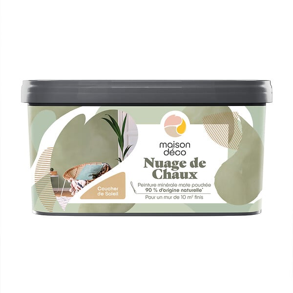 MAISON DECO - Maison deco - nuage de chaux 2l coucher de soleil - large