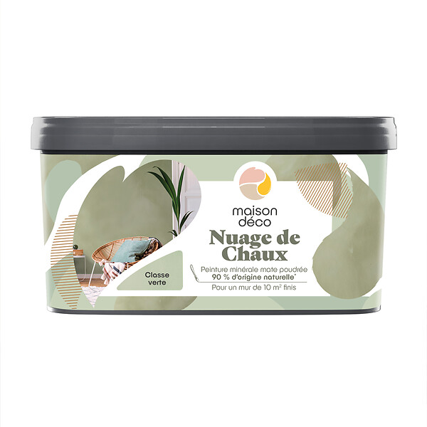 MAISON DECO - Maison deco - nuage de chaux 2l classe verte - large