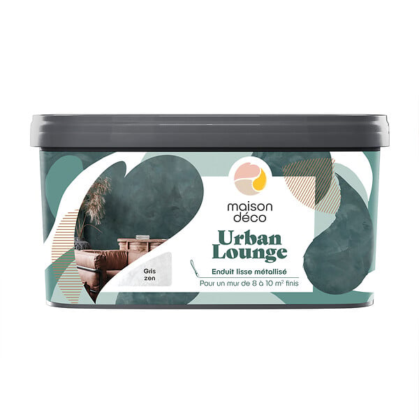 MAISON DECO - Enduit décoratif Urban Lounge - Gris zen - 4kg - large