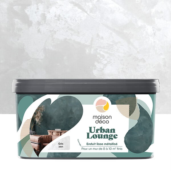 MAISON DECO - Enduit décoratif Urban Lounge - Gris zen - 4kg - large