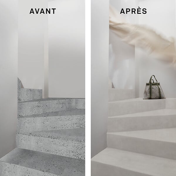 MAISON DECO - Enduit décoratif Le béton Fer - Gris - Intérieur-Extérieur - 5kg - large