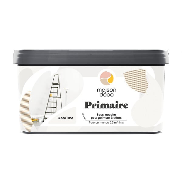MAISON DECO - Maison deco - primaire accrochage peinture a effet 2,5l - large