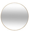 ATMOSPHERA - Grand Miroir mural en Métal Doré D 76 cm - vignette
