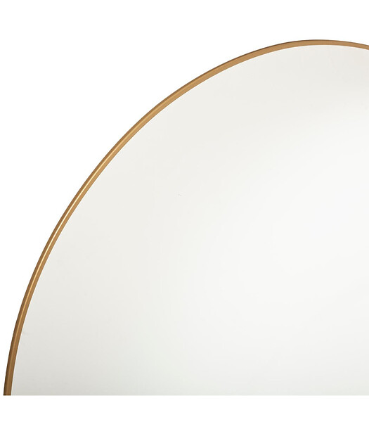 ATMOSPHERA - Grand Miroir mural en Métal Doré D 76 cm - large