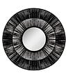 ATMOSPHERA - Grand Miroir mural en Corde Noire D 76 cm - vignette