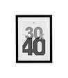 ATMOSPHERA - Cadre photo en Bois Noir pour Photo 30 x 40 cm - vignette