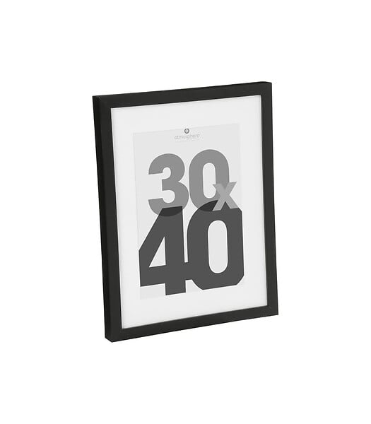 ATMOSPHERA - Cadre photo en Bois Noir pour Photo 30 x 40 cm - large