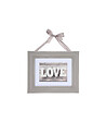 ATMOSPHERA - Cadre photo en Bois avec Ruban  pour photo 17 x 12 cm - vignette