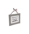 ATMOSPHERA - Cadre photo en Bois avec Ruban  pour photo 17 x 12 cm - vignette