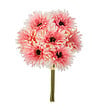ATMOSPHERA - Bouquet de Fleurs artificielles 7 Gerberas D. 17 x H. 26 cm - vignette