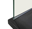 ONDEE - Paroi de douche TUHINA - Verre trempé 8mm - Sérigraphie Dépolie - 100x200cm - vignette