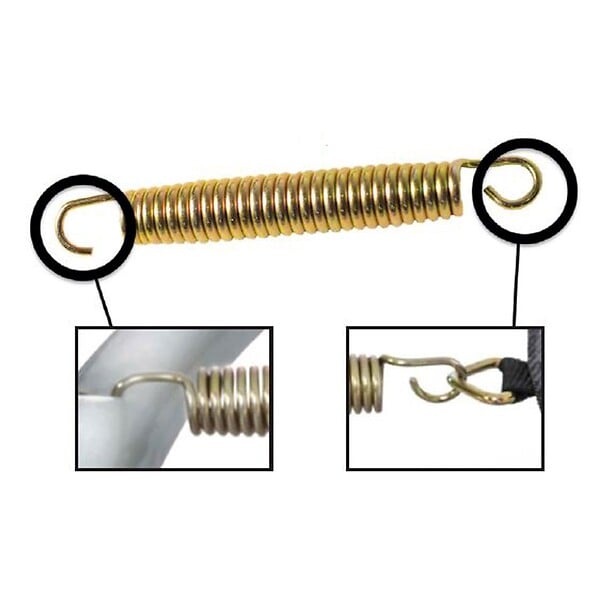 KANGUI - KANGUI Lot de 10 ressorts Gold 165mm pour trampoline de jardin - large