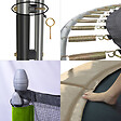 KANGUI - Trampoline jardin Ø 250 cm + échelle + kit d'ancrage - JUMPI 250 - Taupe/Vert - vignette