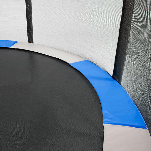 KANGUI - KANGUI Coussin de protection trampoline Ø 430 cm - Bleu et Gris - large