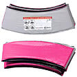 KANGUI - KANGUI Coussin de protection trampoline Ø 430 cm - Rose et Gris - vignette