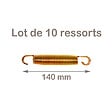 KANGUI - KANGUI Lot de 10 ressorts Gold 140mm pour trampoline de jardin - vignette