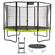 KANGUI - Trampoline Ø 430cm + filet de sécurité + échelle + bâche - PUNCHI 430 Vert - vignette