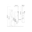DISTRIBAIN - Colonne de douche hydromassante GS012 - vignette