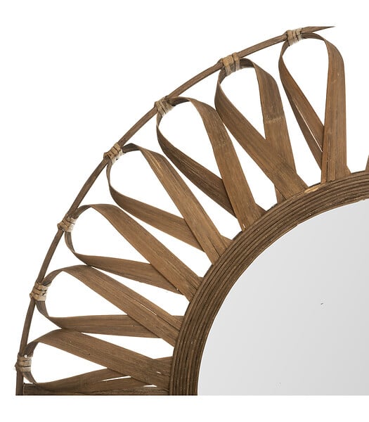 ATMOSPHERA - Grand Miroir mural en Bambou D 93 cm - large