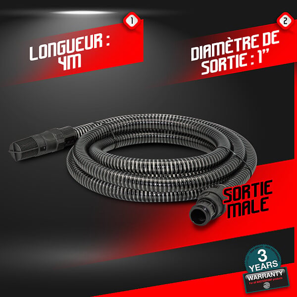 MASTER PUMPS - Kit d'aspiration 4M - large