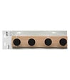 5 FIVE SIMPLY SMART - Patère en Bois 4 Têtes Noires L 40 cm - vignette