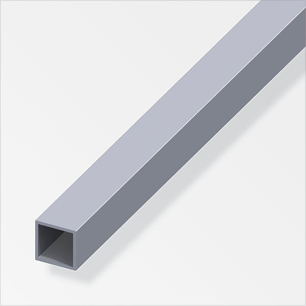 ALFER - Tube carré 20x20x1 alu brut 1m - large