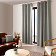 C MA DECO - Rideau occultant 8 oeillets 140x240cm gris - vignette