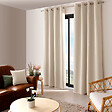 C MA DECO - Rideau occultant 8 oeillets 140x240cm ivoire - vignette