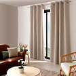 C MA DECO - Rideau occultant 8 oeillets 140x240cm naturel - vignette